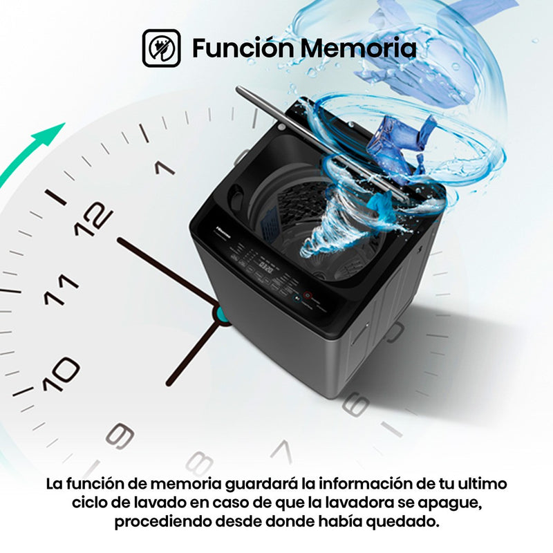 Open Box - Lavadora Hisense Carga Superior 15 Kg Wt3J1523Ut-7