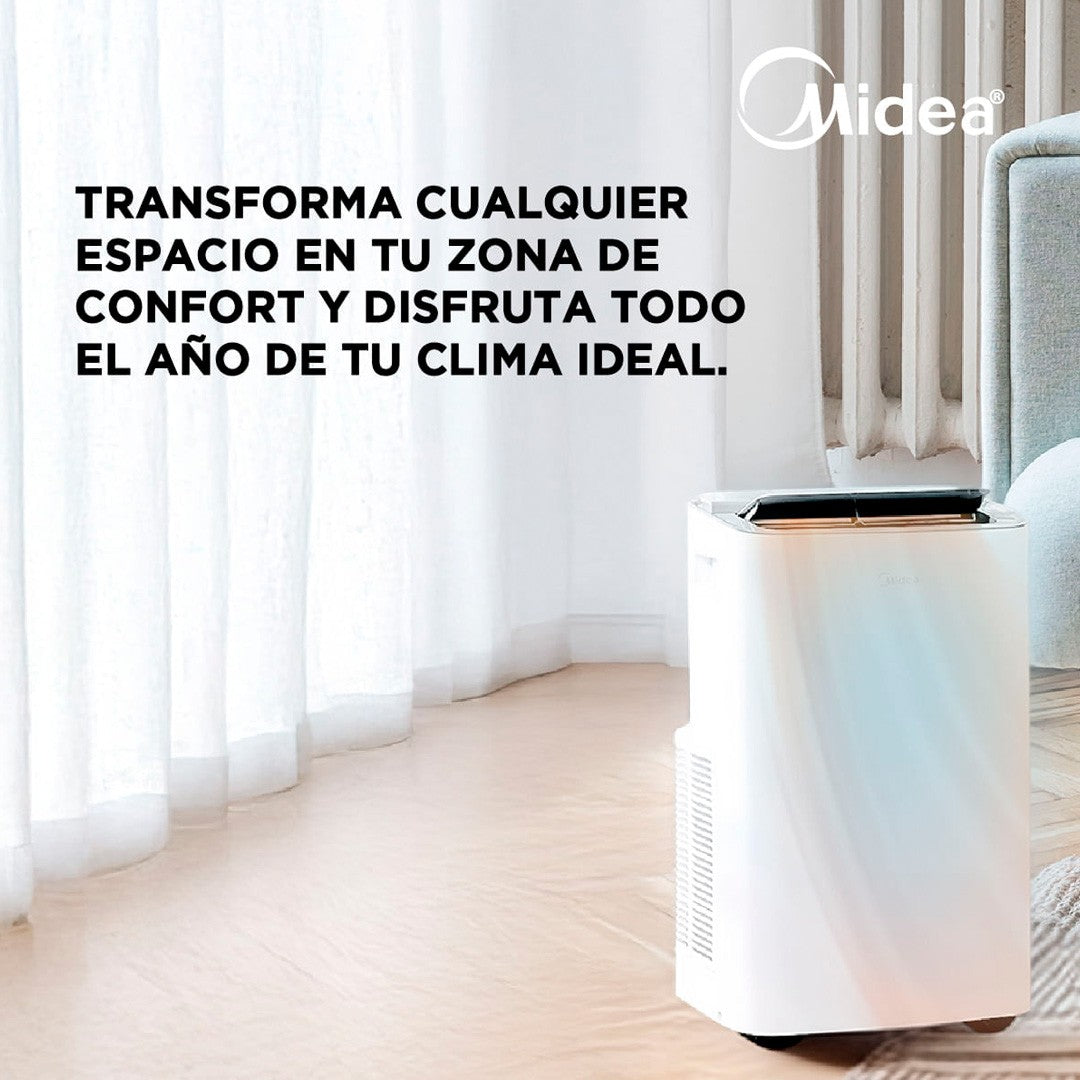 Open Box - Aire Acondicionado Portátil Midea Wifi 12K Btu Frío/Calor-4