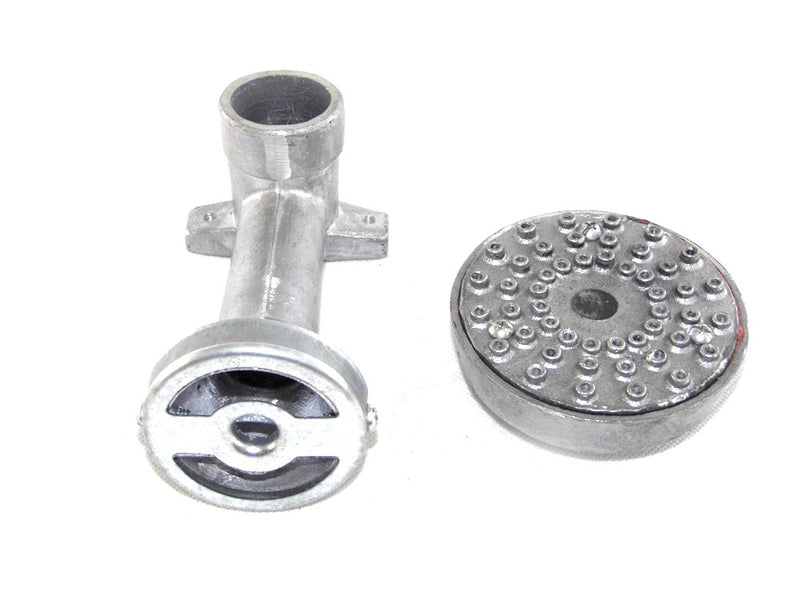 Quemador Aluminio Rayo 100 Mm Con Codo-4
