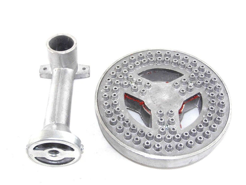 Quemador Fogón Aluminio Rayo 180 Mm Con Codo-4