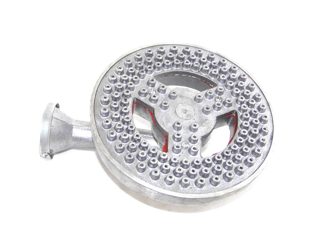 Quemador Aluminio Rayo 210 Mm Con Codo-3