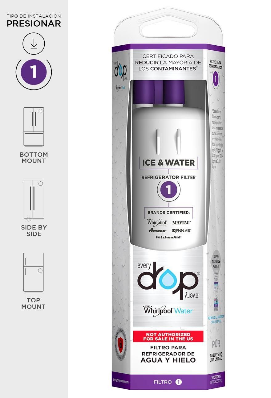 Filtro De Agua Para Refrigerador Whirlpool 5370A Original-1