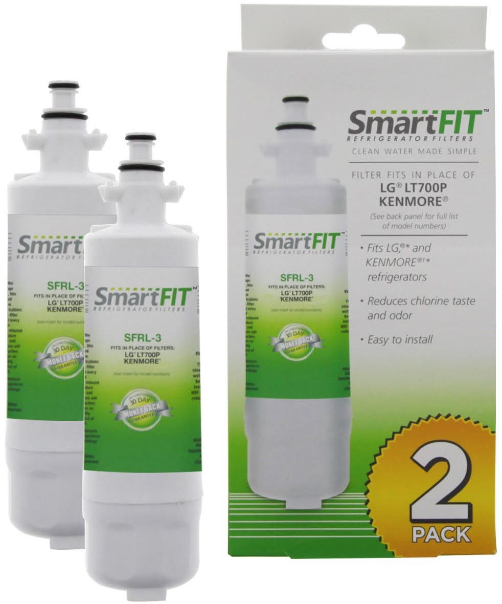 Filtro Refrigerador Interno Compatible Lg Lt700P 2 Pack