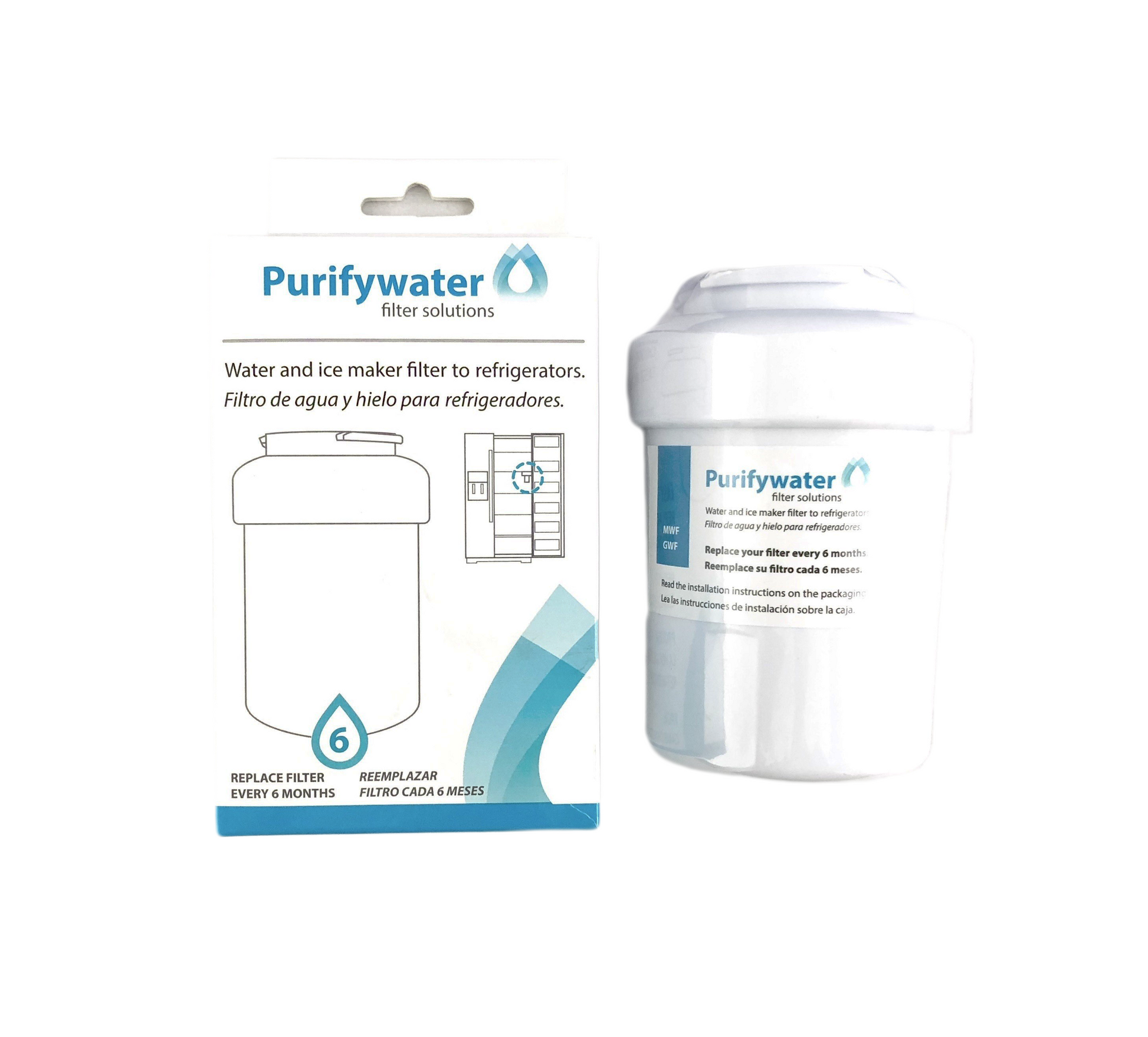 Filtro Para Refrigerador General Electric Mwf Purify Water-1