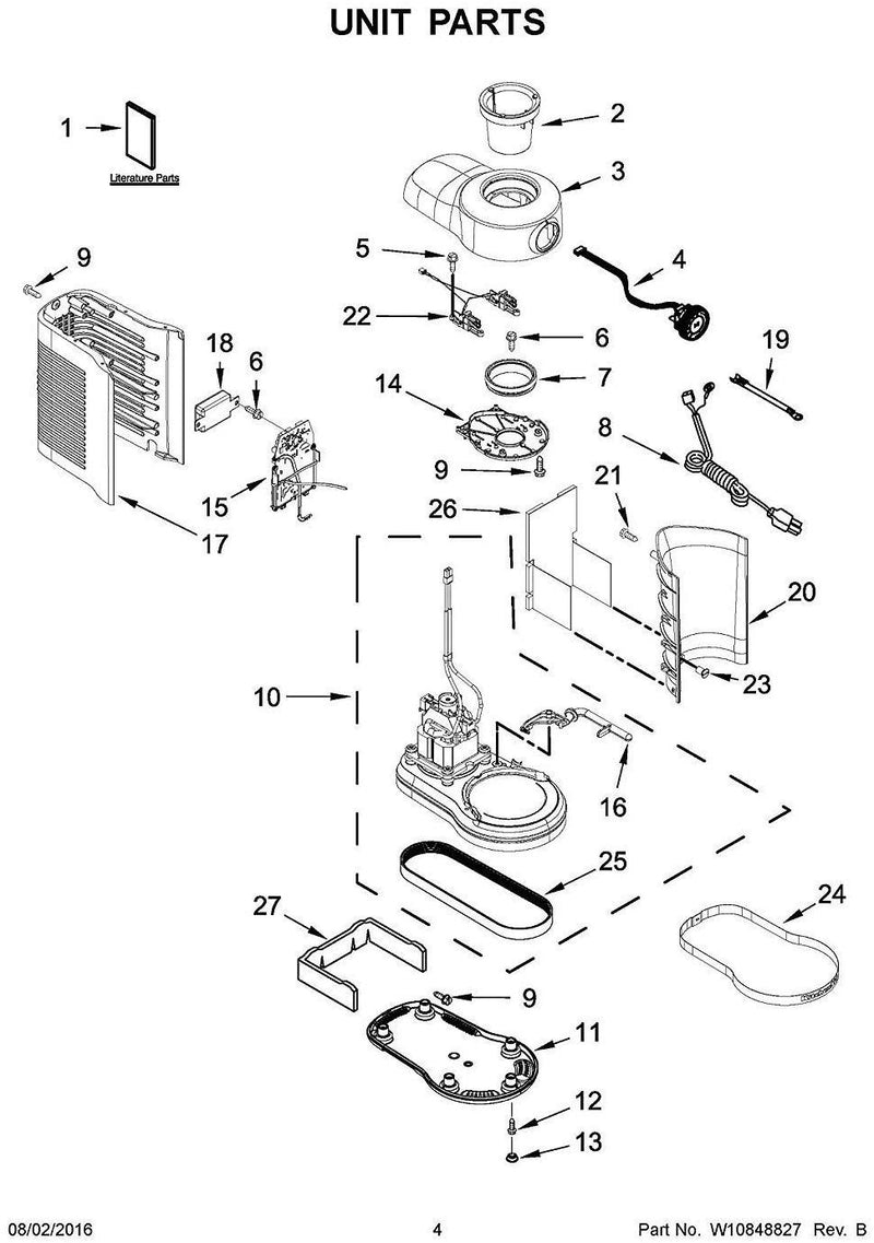 Perilla Selector Para Licuadora Kitchenaid W10625896 Original-4