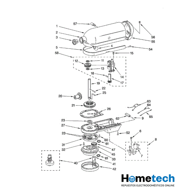 Tarjeta Kitchenaid 4176340 Batidora-4
