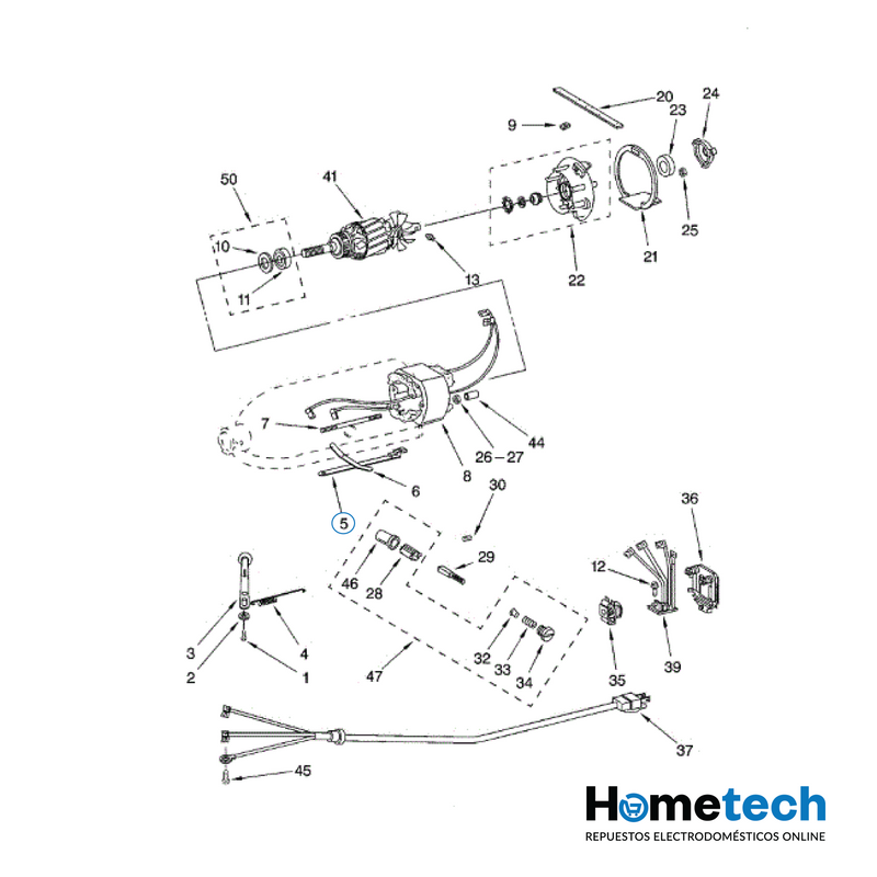 Selector Velocidad Kitchenaid 3184176 Batidora-4