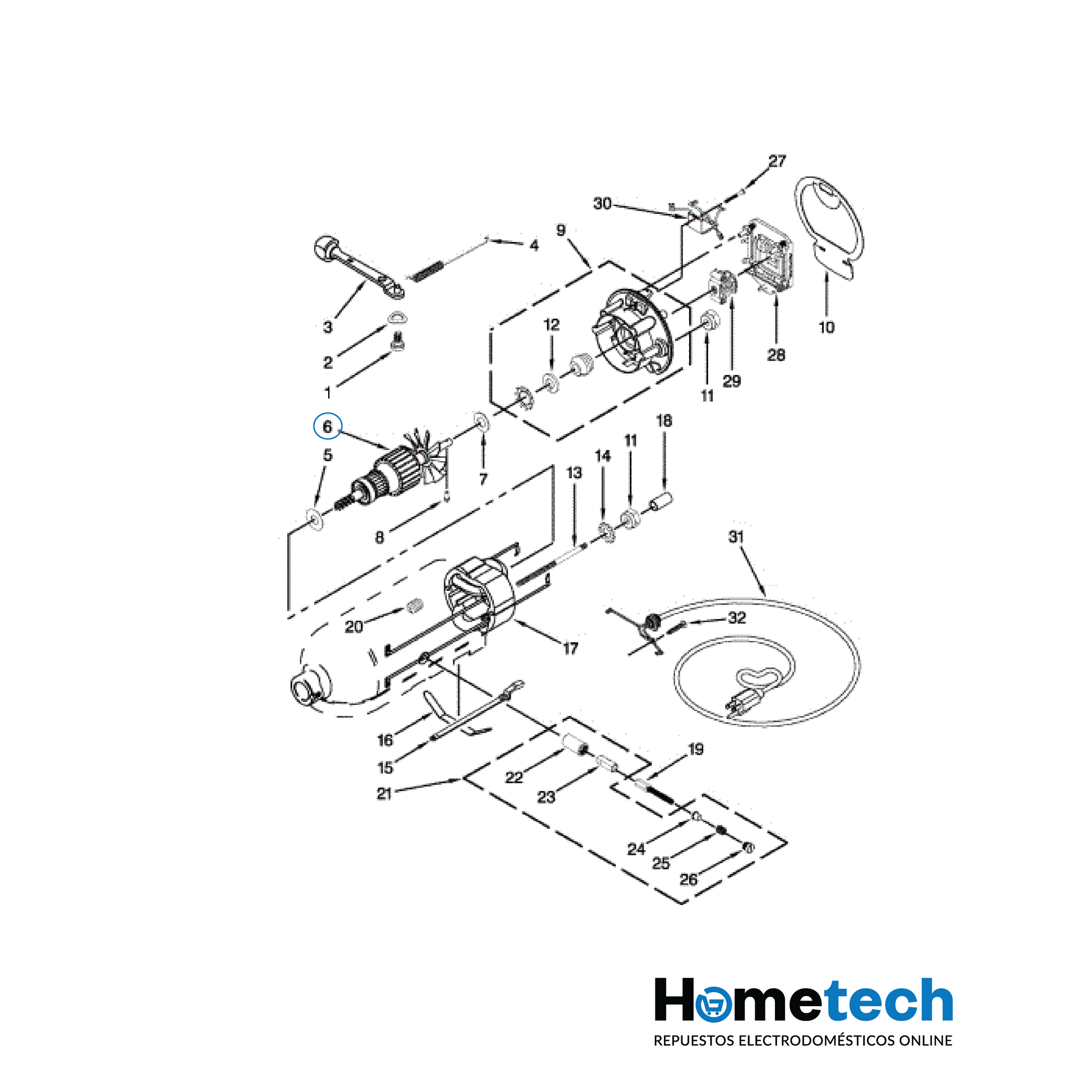 Rotor Batidora Kitchenaid W10477035 Original-3