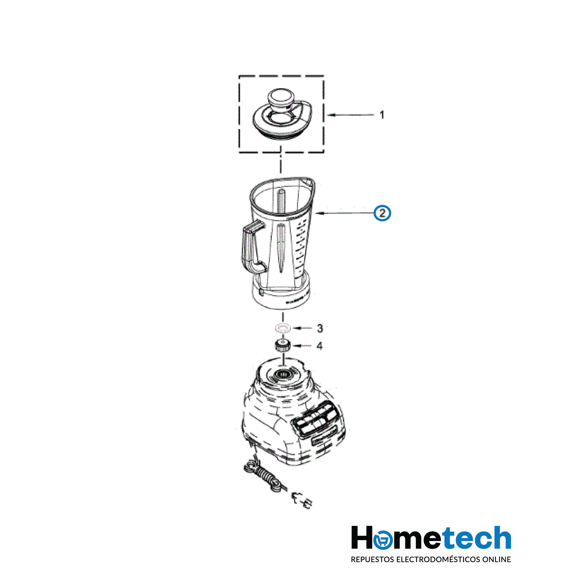 Vaso De Licuadora Kitchenaid Kit W10514321 Original-3