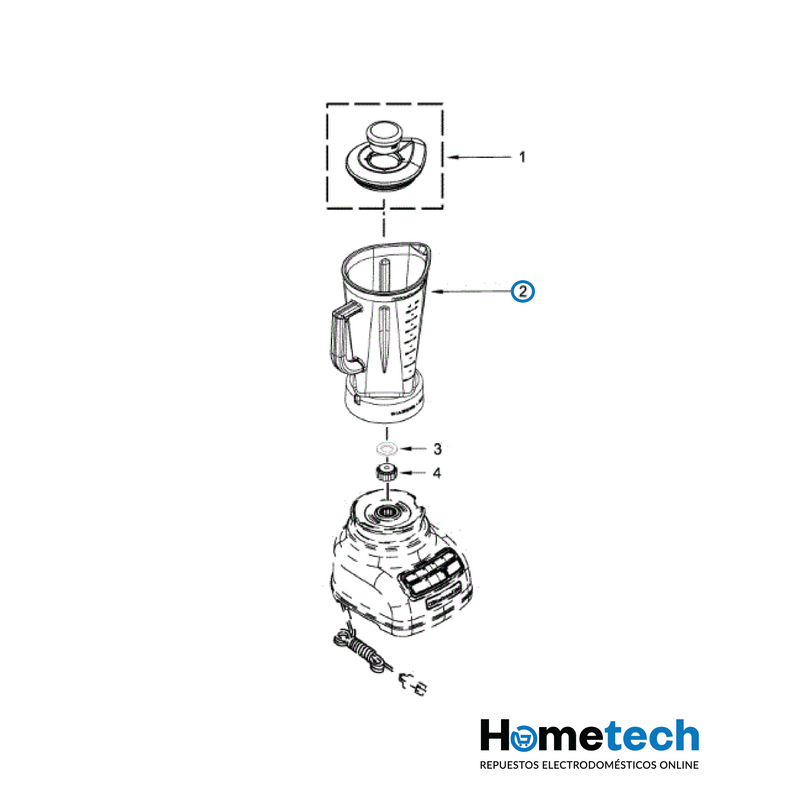 Vaso De Licuadora Kitchenaid Kit W10514321 Original-3