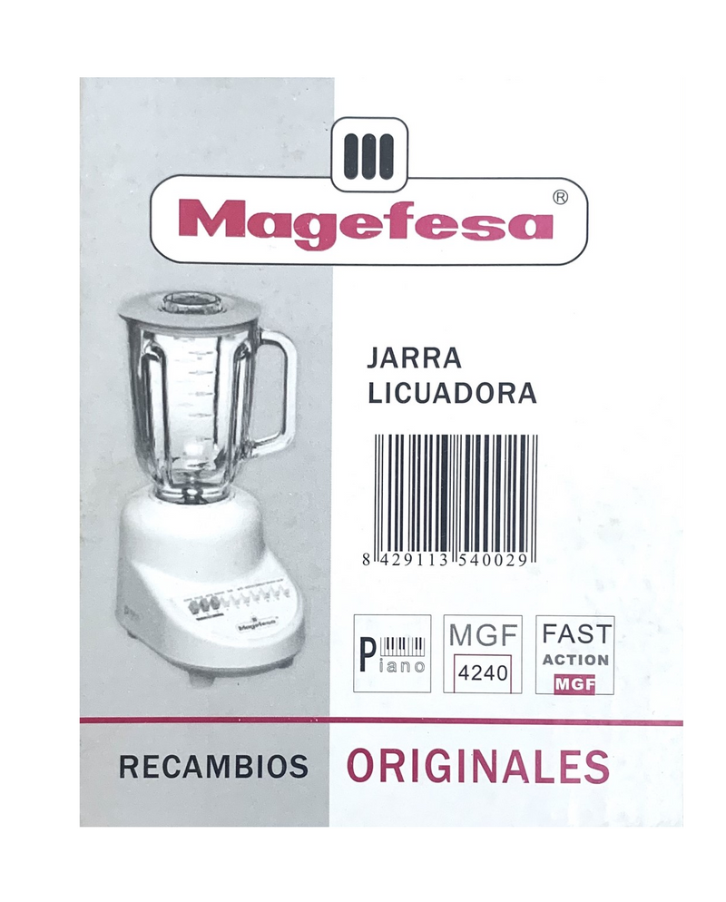 Vaso De Vidrio Para Juguera Magefesa Mgf4240 Original-2