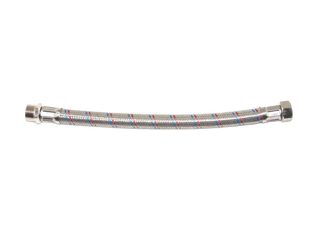 Flexible Agua He-Hi 1/2 30 Cm Para Calefont Acero