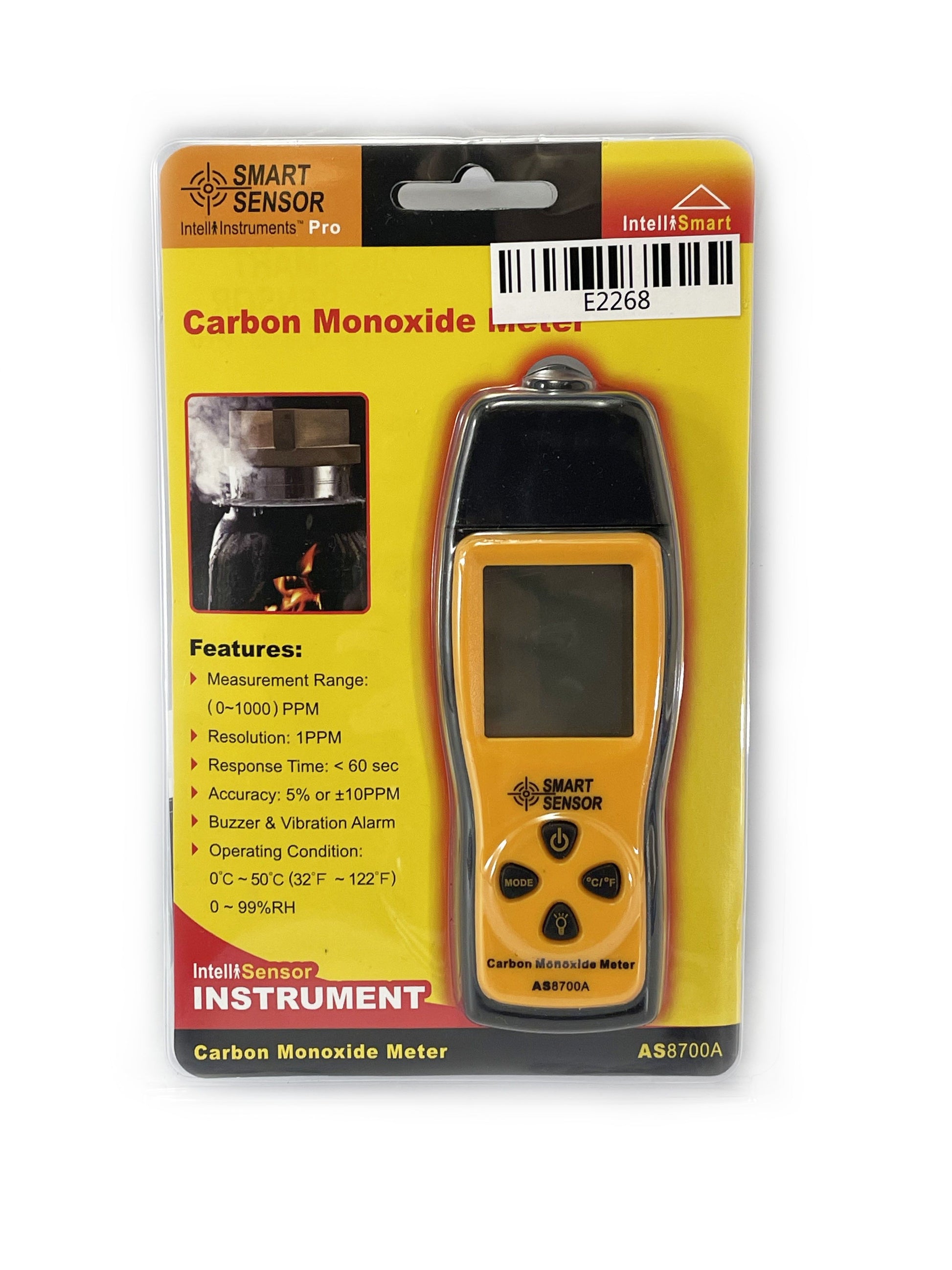 Detector Monóxido De Carbono Pro As8700A-1