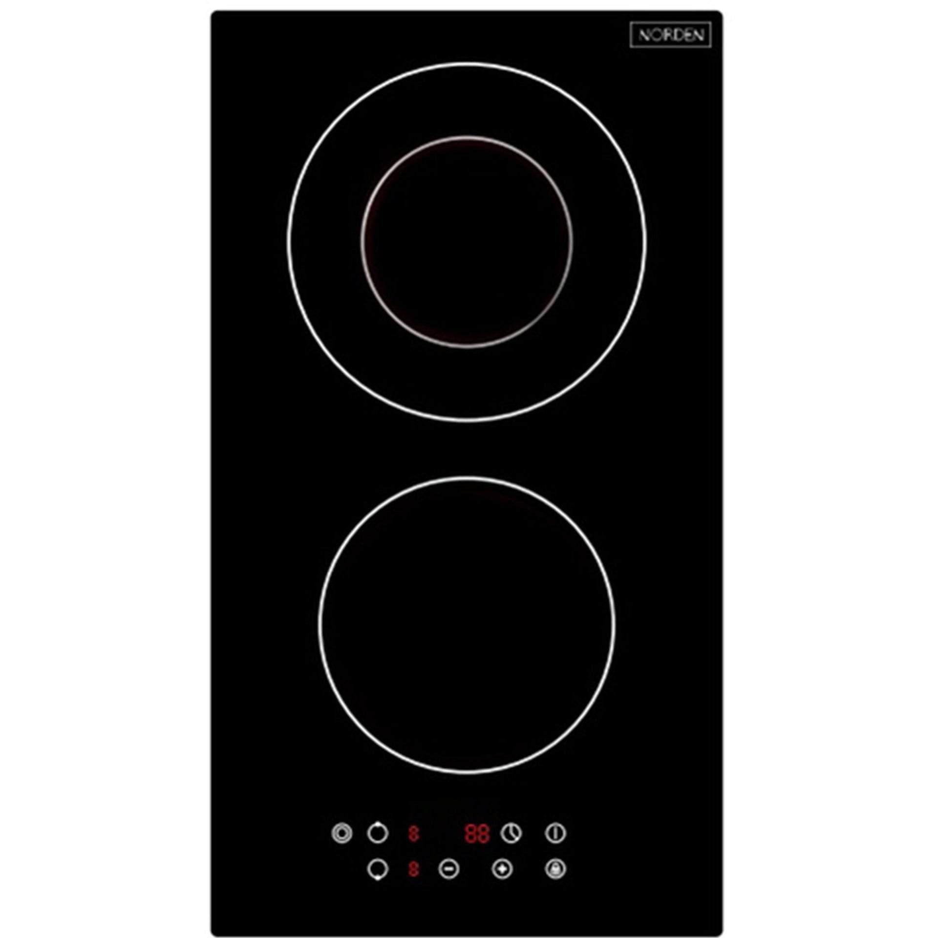 Encimera Norden Vitrocerámica 2 Platos