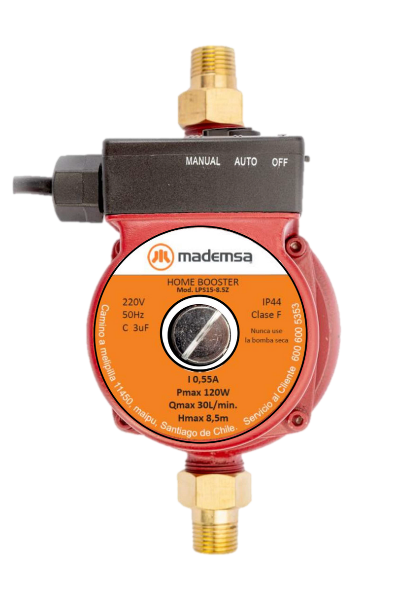 Bomba De Aumento De Presión De Agua Para Calefont Home Booster Mademsa-6