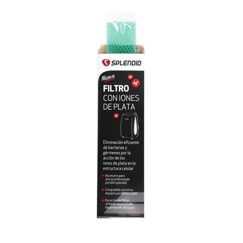 Filtro Splendid Con Iones De Plata Para Aire Acondicionado Portátil-1