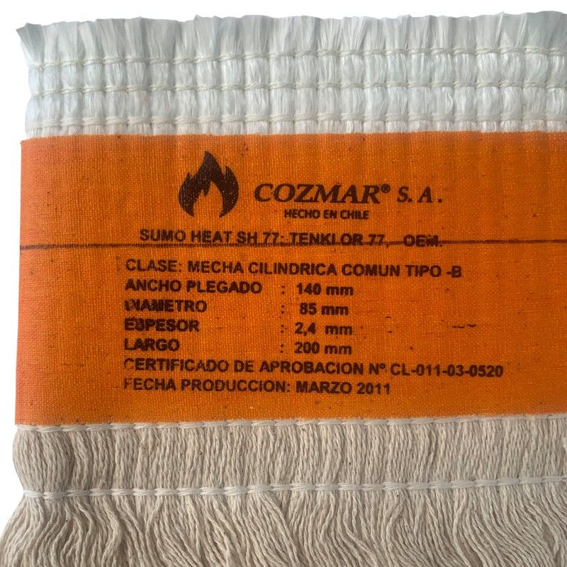 Mecha Cozmar Estufa Modelos Sumoheat/Tenki
