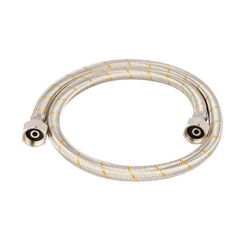 Flexible Acero Gas Hi 7/8X1/2 90 Cm Mademsa