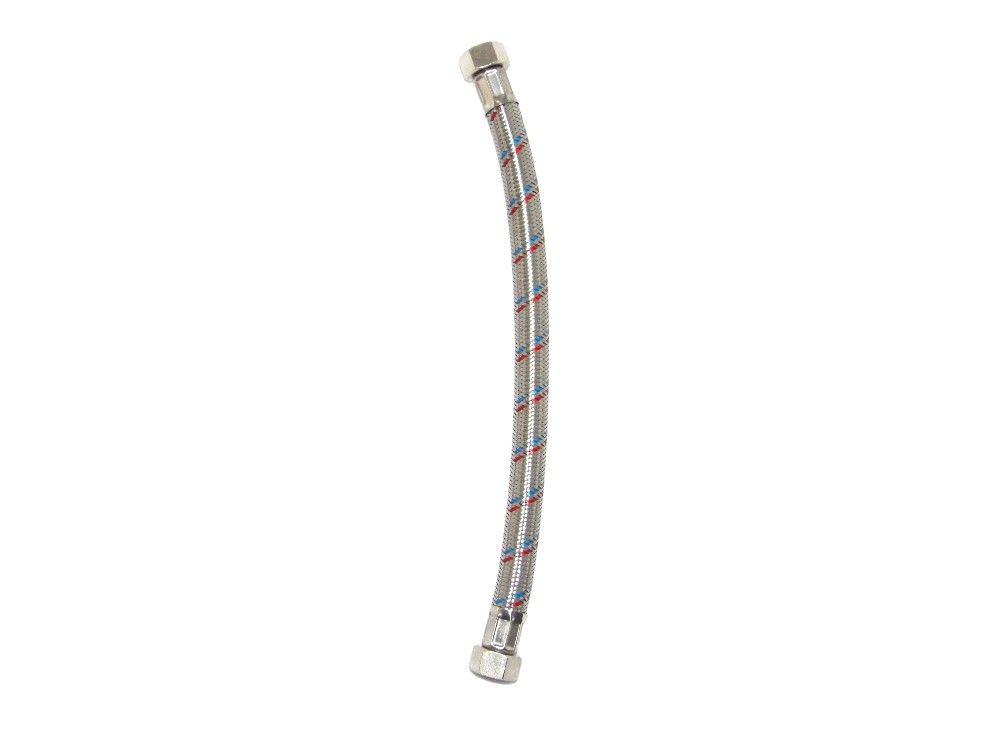 Flexible Agua Hi 1/2 30 Cm Acero