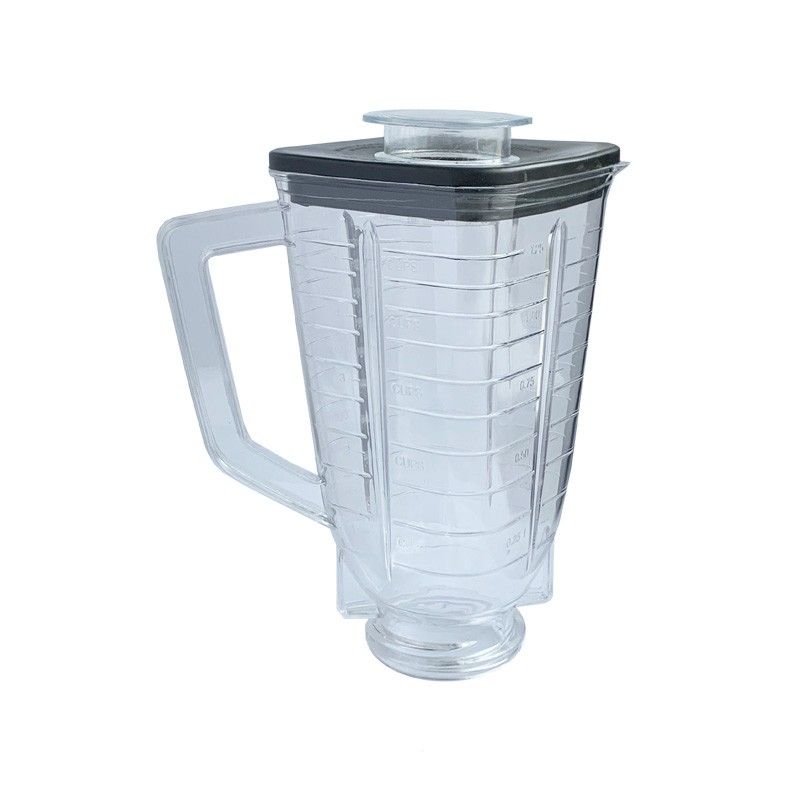 Vaso Cuadrado Para Licuadora Oster Plástico Con Tapa