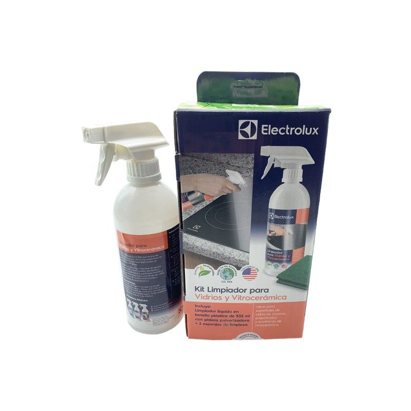Kit Limpiador Para Vidrios Y Vitrocerámica Electrolux Original
