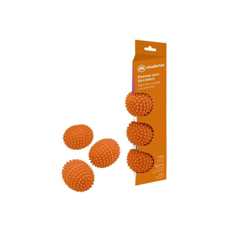 Set De 3 Pelotas Mademsa Para Secadora De Ropa-1