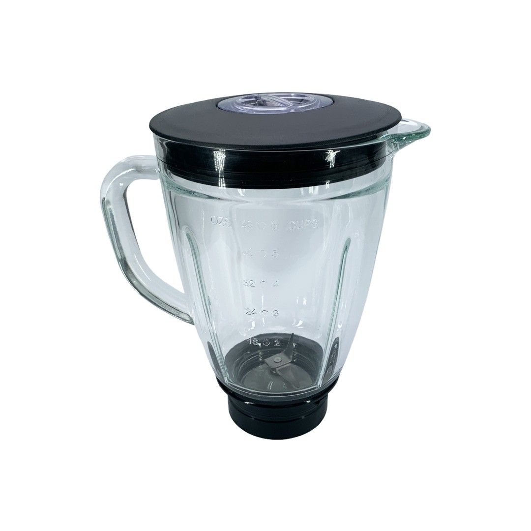 Vaso De Vidrio Con Tapa + Kit Cortador Somela Original