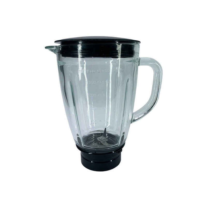 Vaso De Vidrio Con Tapa + Kit Cortador Somela Original-2