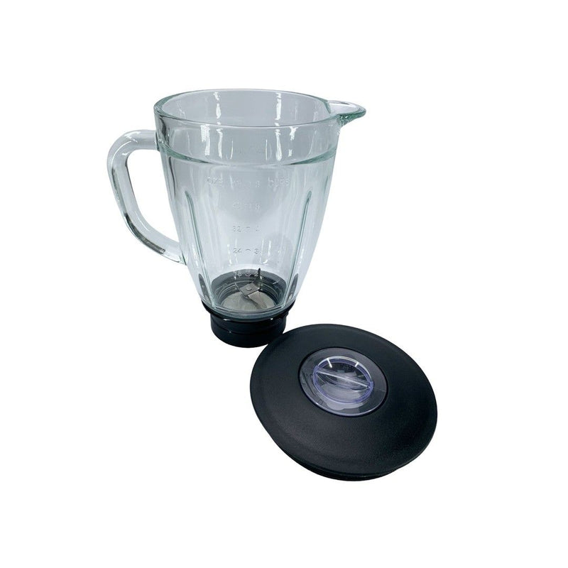 Vaso De Vidrio Con Tapa + Kit Cortador Somela Original-3