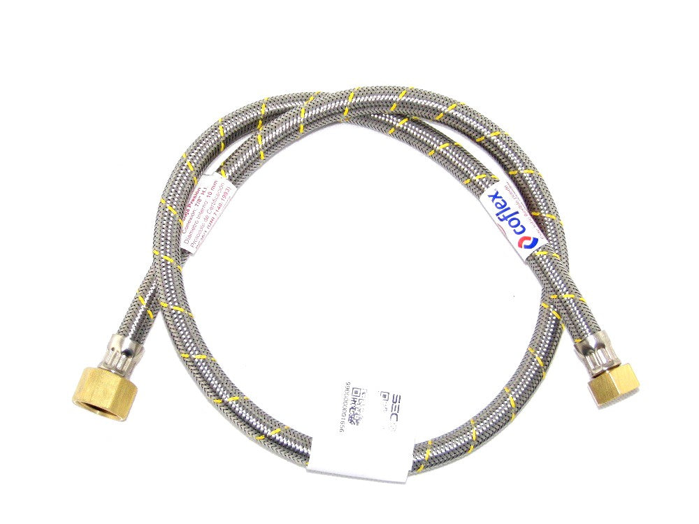 Flexible Acero Gas Hi 1/2X7/8 100Cm Certificado
