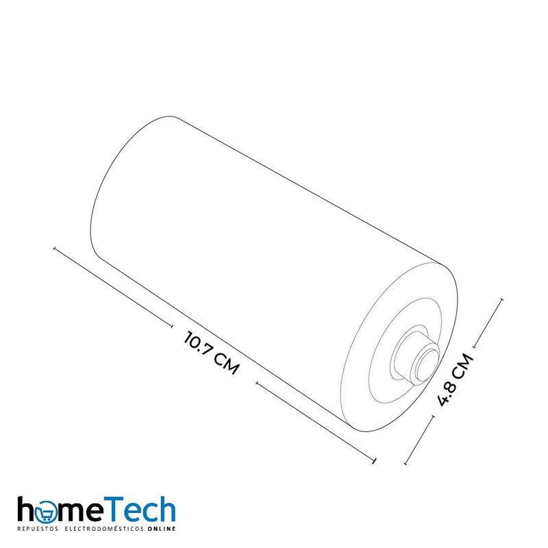 Set 2 Rodillos Agitador Para Lavadora Samsung Grande 10.5 Cm-2