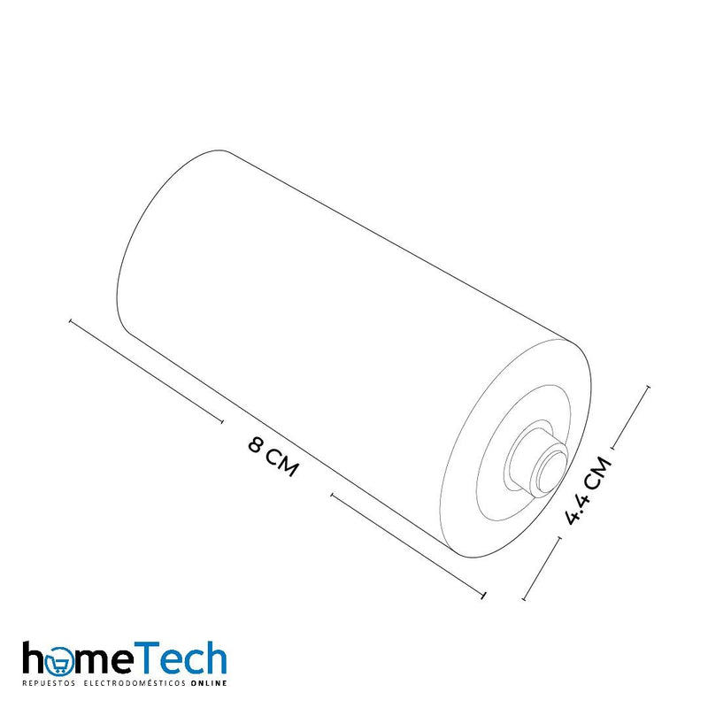 Set 2 Rodillos Agitador Para Lavadora Samsung Pequeño 8.3 Cm-2