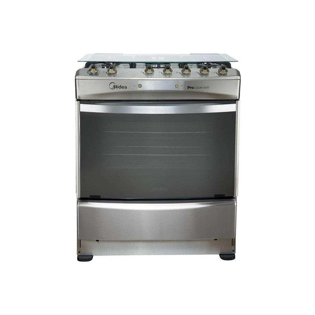Sin Caja - Cocina 5 Quemadores Midea Pro Cook 500 Mcg-5Qpi30Ns