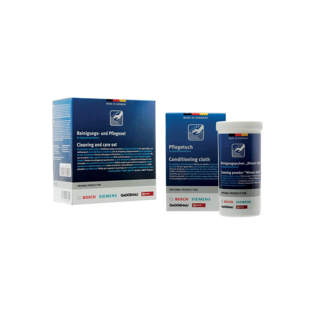 Set De Limpieza Bosch Para Acero Inoxidable-1