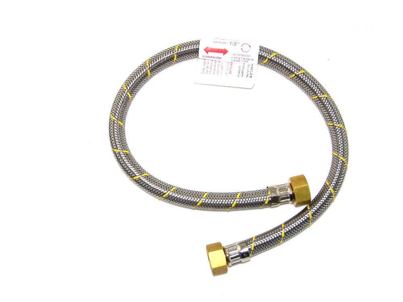 Flexible Gas Hi1/2X1/2 60 Cm Certificado Acero-1