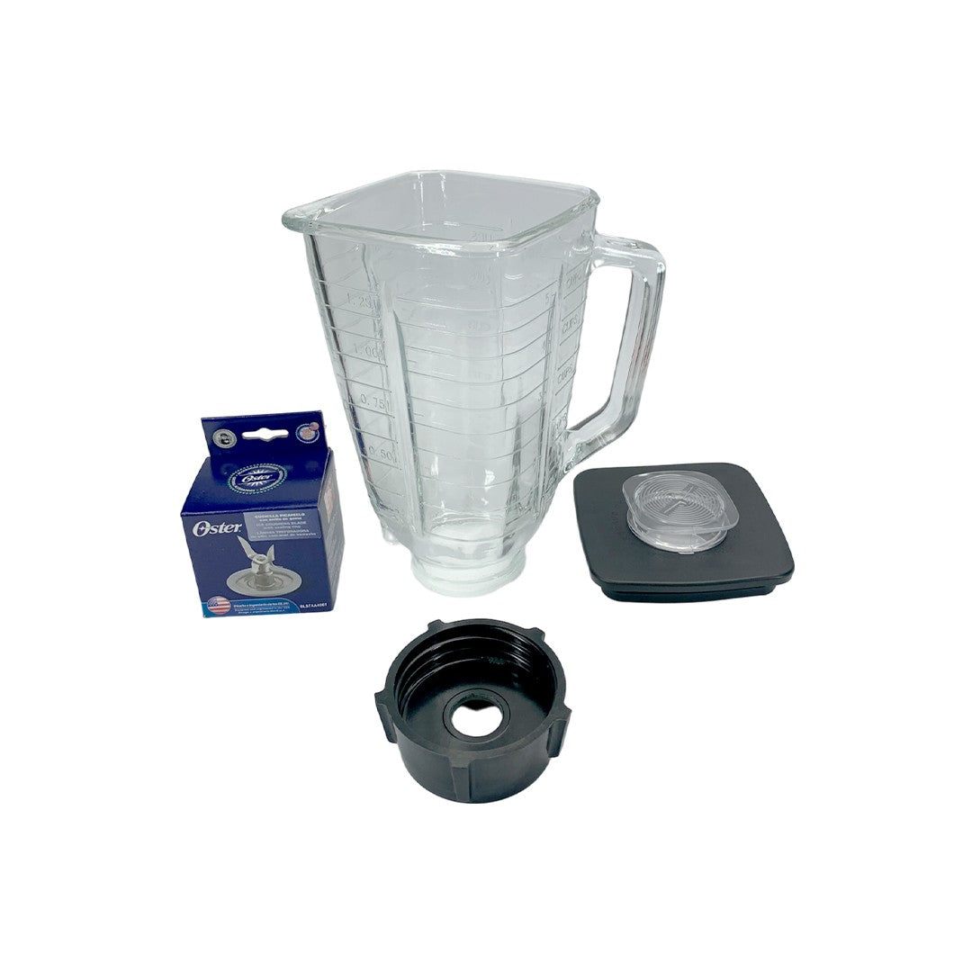 Vaso Para Licuadora Oster + Kit Cuchilla Y Base Original-1