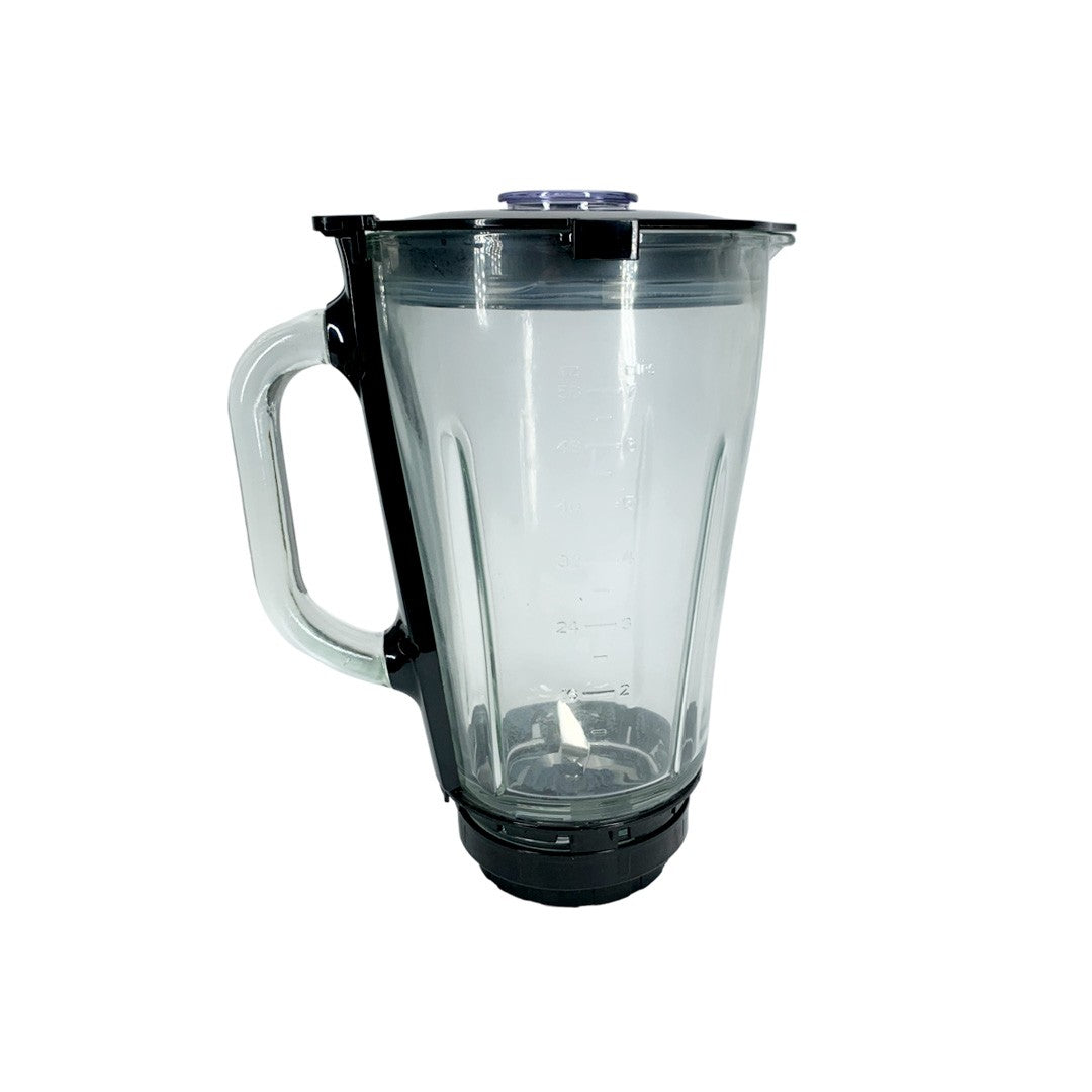 Vaso De Vidrio + Tapa Y Cortador Para Licuadora Somela Bl-1500-3