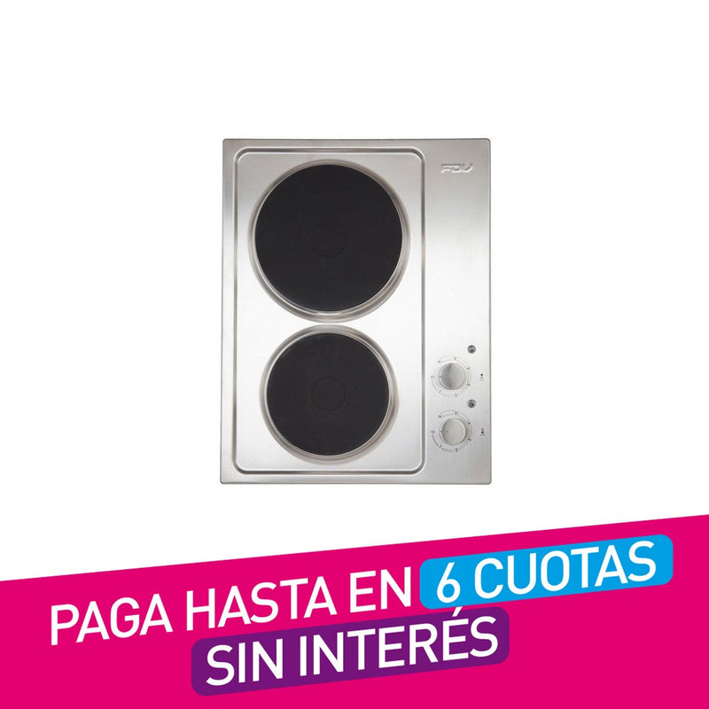 Encimera Eléctrica Fdv 2 Platos New-3