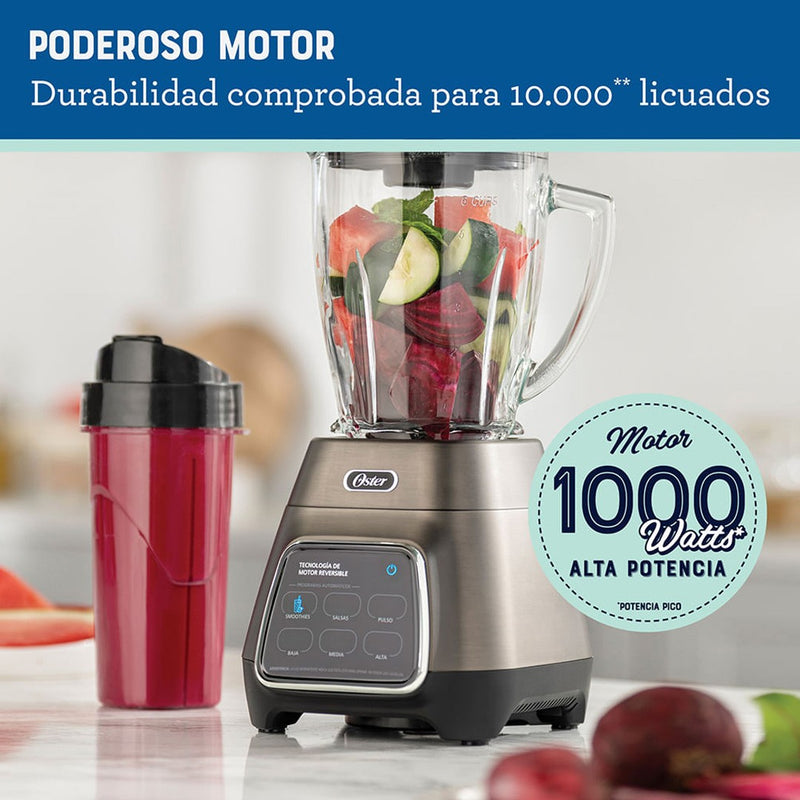 Licuadora Oster® Con Tecnología Reversible Y Vaso Blend-N-Go Blstpyg1312Xbg-6