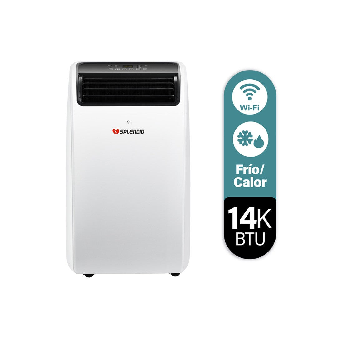 Aire Acondicionado Portátil 14K Btu Frío/Calor Wifi Splendid-1