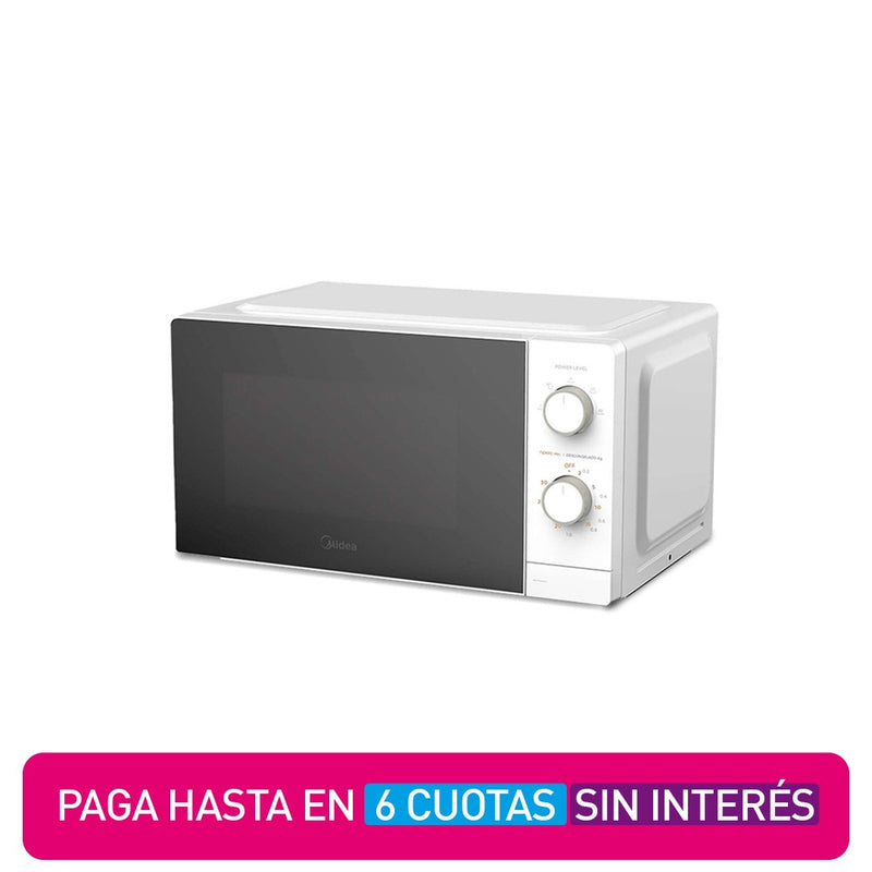 Microondas Midea Blanco 20 Litros Mmp-20M711W Open Box-4