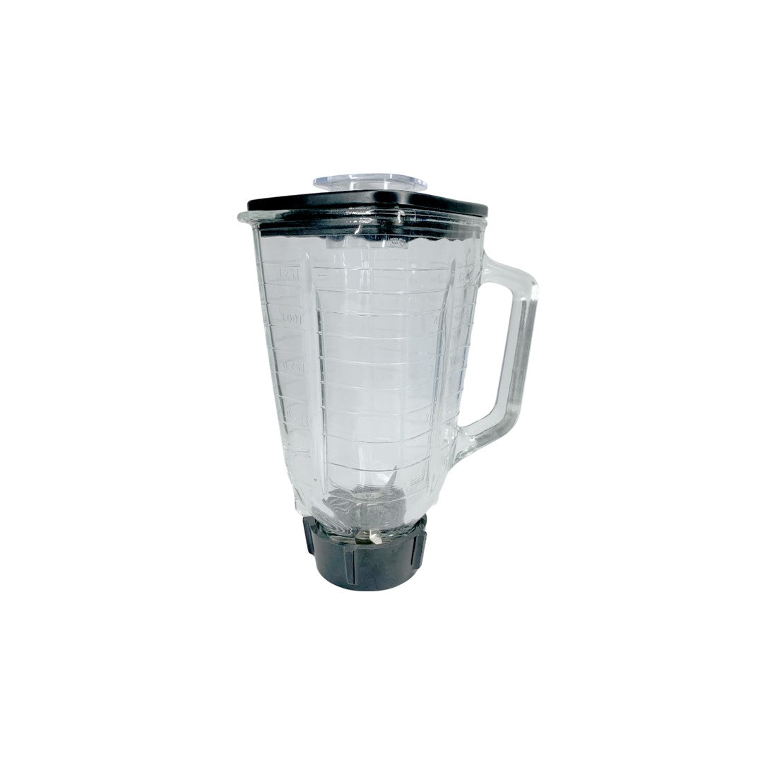 Vaso Oster Vidrio + Base Cortador + Ajuste Y Tapa