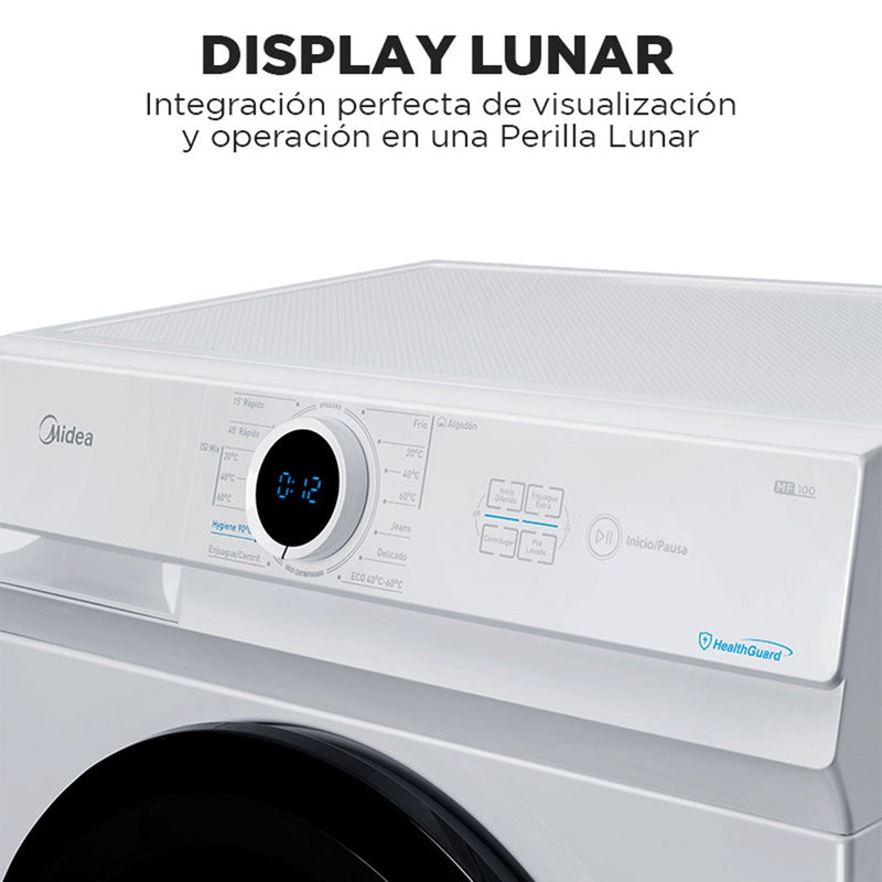 Lavadora Midea Carga Frontal 8 Kgs Mf100W80/W-3