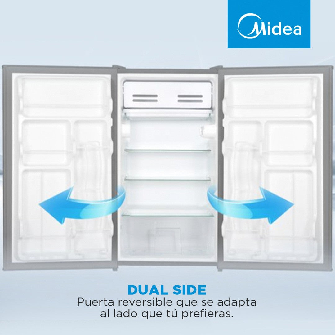 Frigobar 93 Litros Midea Plateado Mdrd142Fge50-4