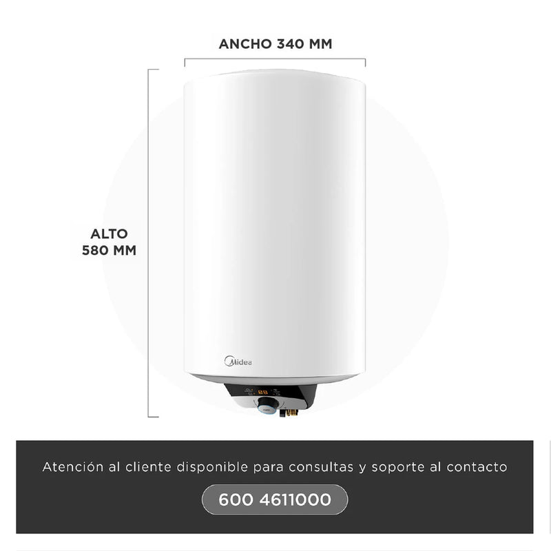 Termo Eléctrico Midea 30 Litros Con Wifi-2