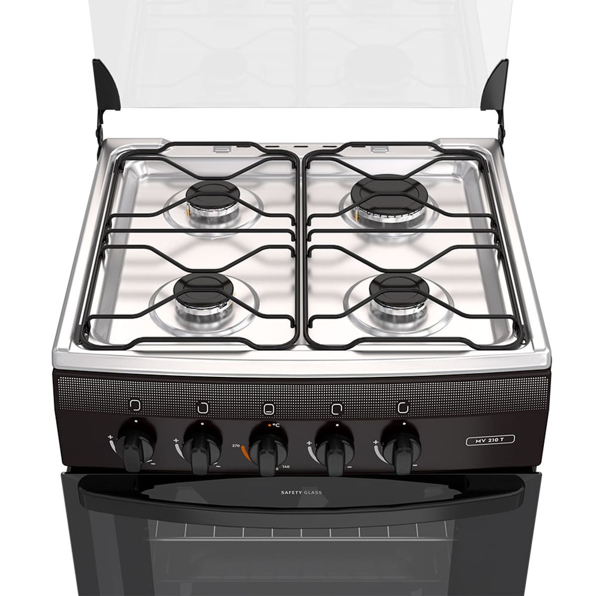 Cocina A Gas Mademsa 4 Platos MV 210 T Negra-3