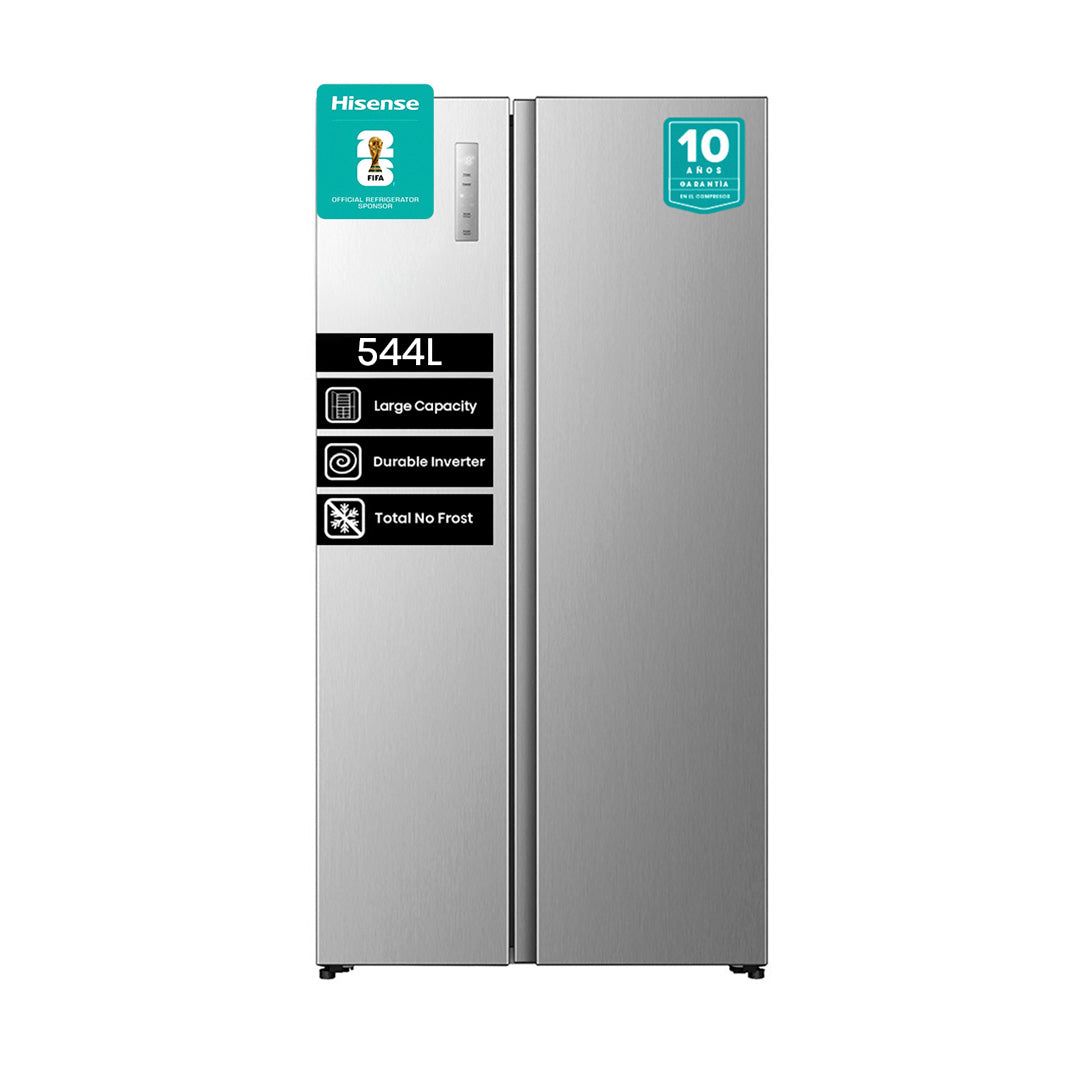 Refrigerador Side by Side 544 L Hisense RS3P558NECF