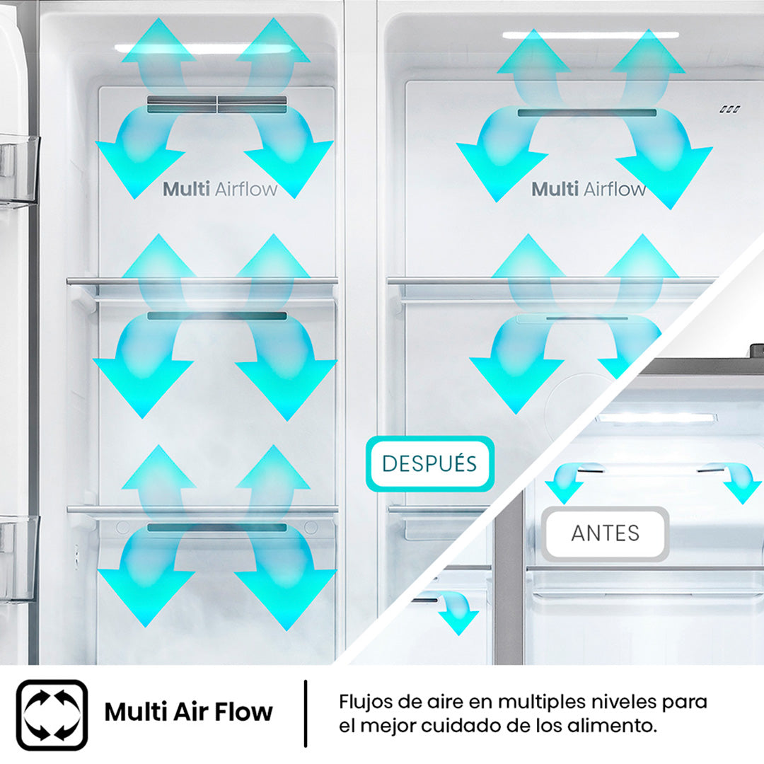 Refrigerador Side by Side 544 L Hisense RS3P558NECF