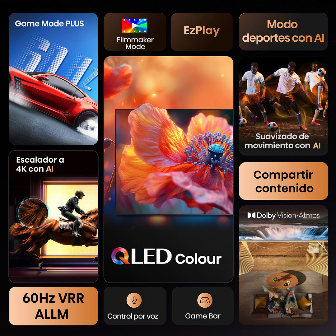 QLED Smart TV 58'' 4K UHD 58Q6QV Hisense
