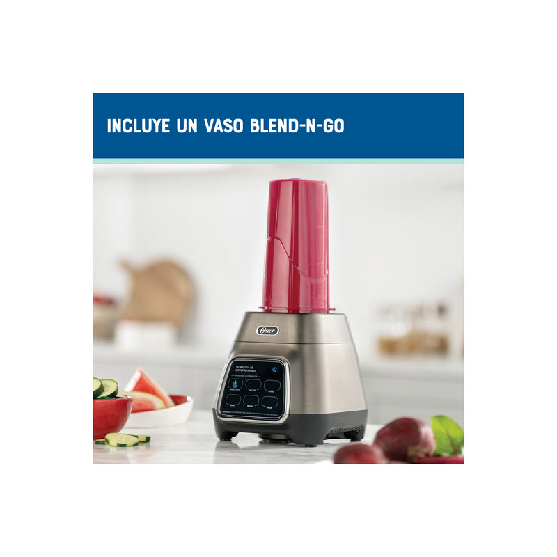 Licuadora Oster® con Tecnología Reversible y Pantalla Táctil, 3 Velocidades y 2 Programas automáticos BLSTPYG1312XBG-8